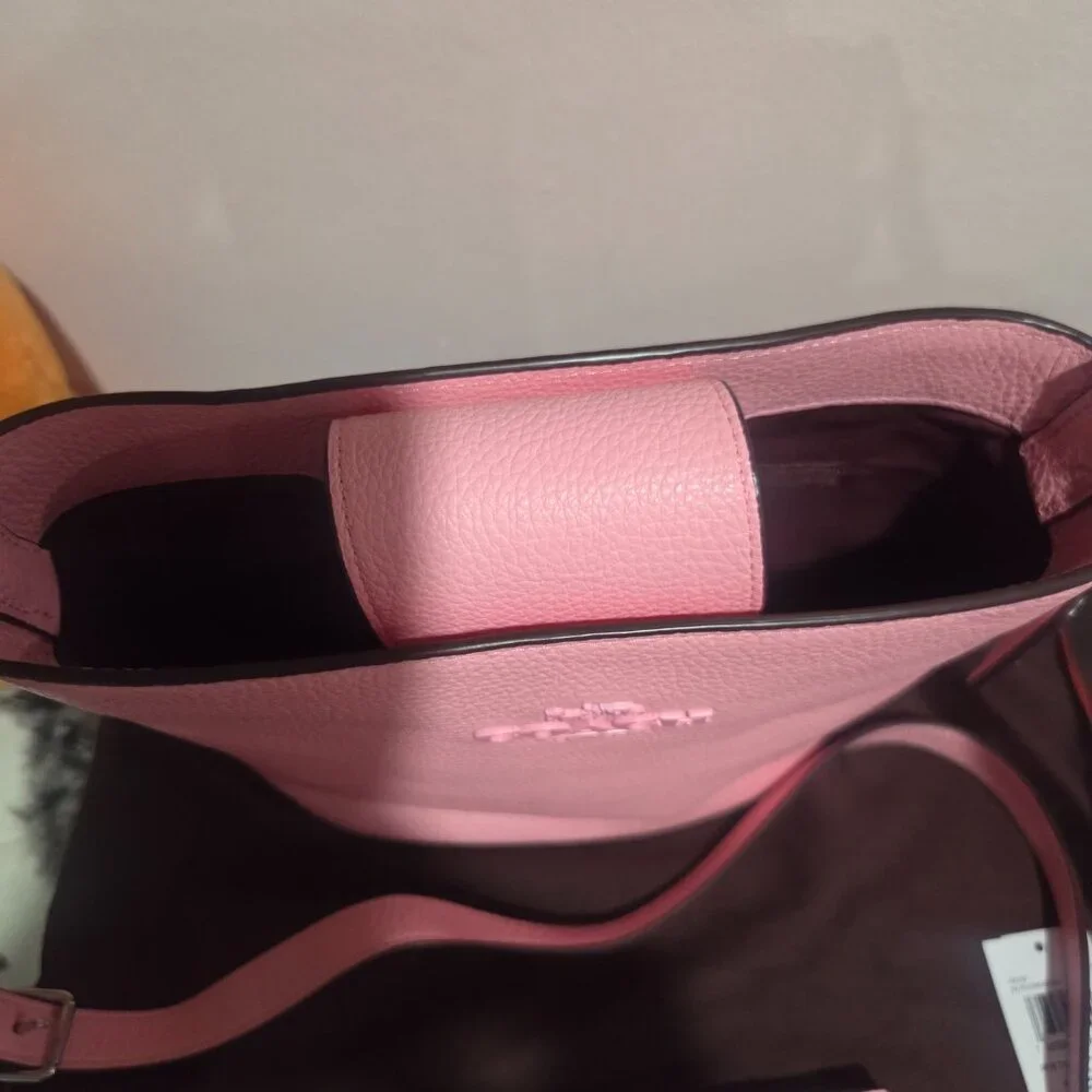 Pink Leather Coach bag and wallet - Picture 8 of 16